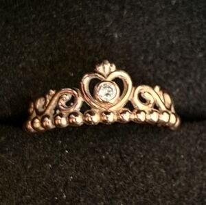 Pandora Princess Tiara Ring - Rose Gold